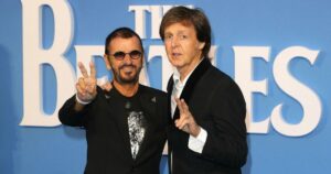 Ringo Starr y Paul McCartney