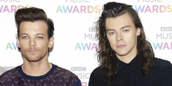 Louis Tomlinson y Harry Styles