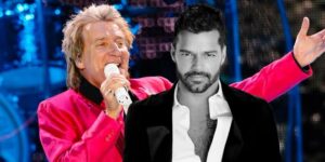 Rod Stewart y Ricky Martin