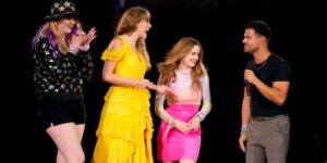 Taylor Swift, Joey King y Taylor Latner