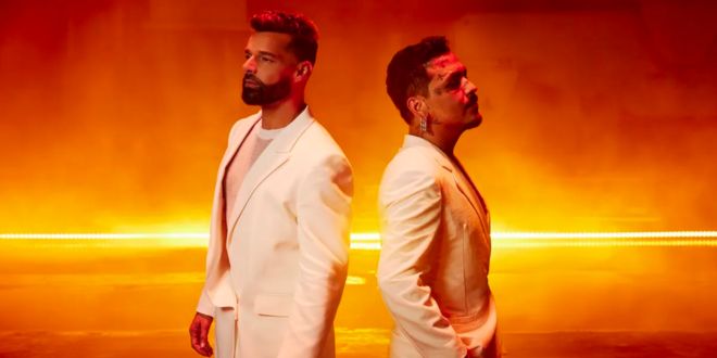 Ricky Martin y Christian Nodal