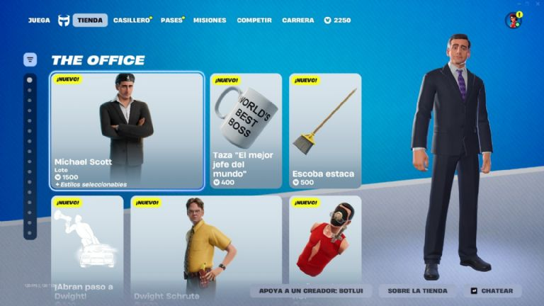 "The Office" llega a Fortnite con las skins de Michael y Dwight